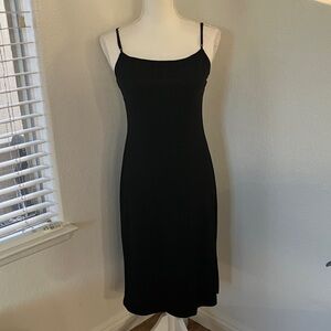 Y2K Forever 21 Black midi Dress with Thin Straps